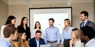 Globacom Acquires New Spectrum to Address Mobile Congestion in Nigeria Glo executives and NCC officials celebrating new spectrum allocation with digital overlay of expanding 4G/5G waves covering Nigeria’s map and happy customers enjoying fast internet.