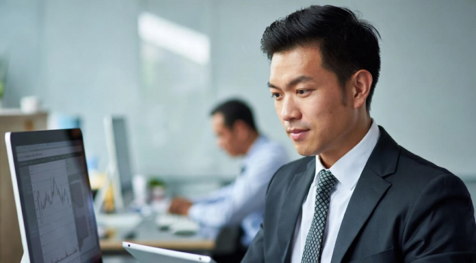 Nigerian tech recruiters and company founders smiling while reviewing profiles of pre-vetted software engineers, data scientists and product managers on laptops in a modern Lagos office.