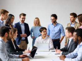 Nigerian cybercrime investigators and law enforcement officers wearing headsets in a futuristic command centre, tracking dark-web trafficking networks and cryptocurrency trails on massive glowing screens.