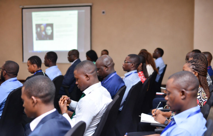 NAPTIP Partners ICMPD & Netherlands to Train Investigators, Prosecutors on Fighting Tech-Driven Human Trafficking Nigerian investigators, prosecutors and law enforcement officers in a training workshop, attentively taking notes while learning digital forensics and online trafficking investigation techniques.